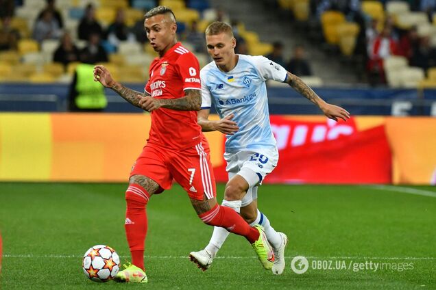 'Бенфіка' – 'Динамо': де й коли дивитись матч Ліги чемпіонів у середу