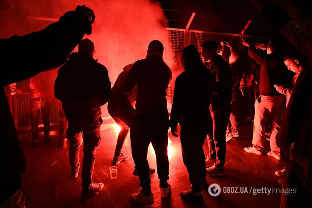 Фанаты 'Динамо' устроили драку перед матчем с 'Бенфикой' в Лиге чемпионов. Видео