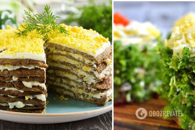 Печеночный торт из куриной печени: с грибами и морковью, рецепт | FoodOboz