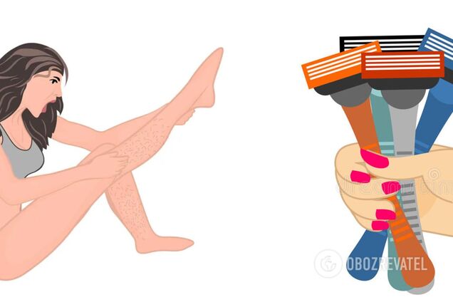 Майже всі роблять неправильно: блогерка показала, як треба голити ноги. Відео