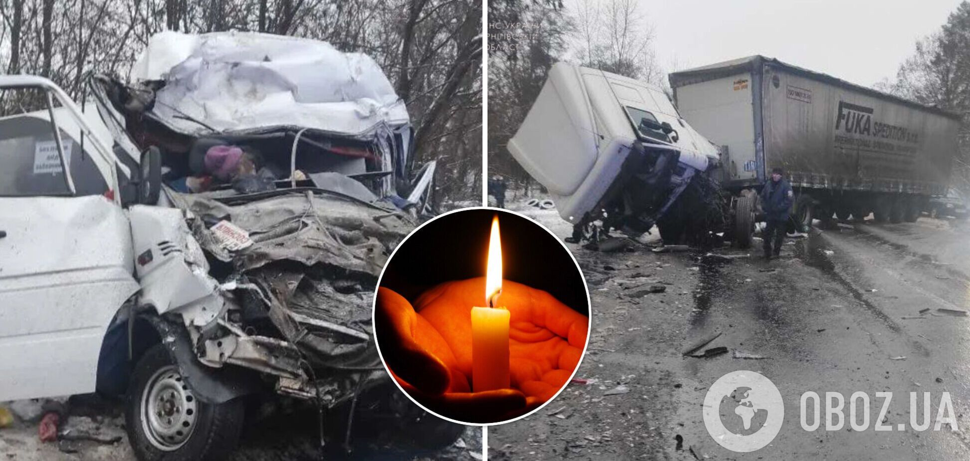 На Чернігівщині ховають загиблих: нові деталі масштабної ДТП із маршруткою та фурою