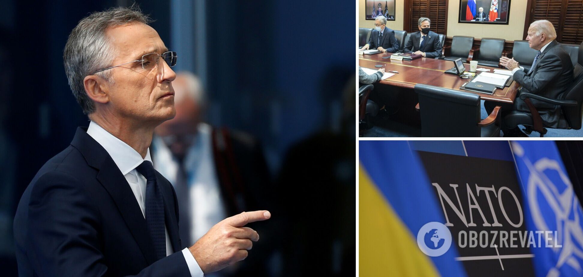 Генсек НАТО – об итогах переговоров Байдена и Путина: надеемся, Россия не будет использовать военную силу против Украины