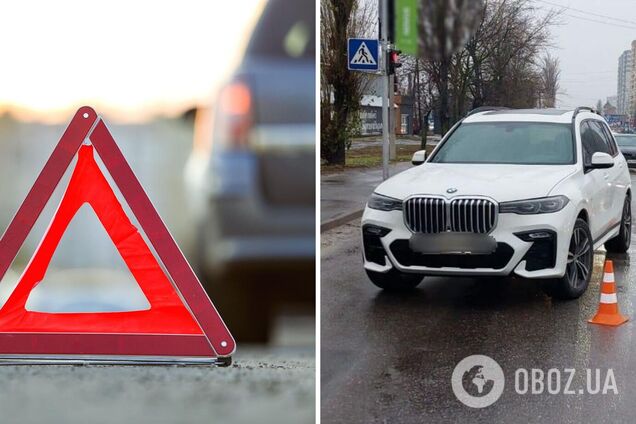 Машина збила жінку на переході