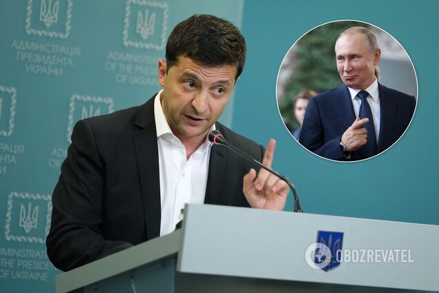 У Зеленського сказали, чому вирішили покликати Путіна на Донбас