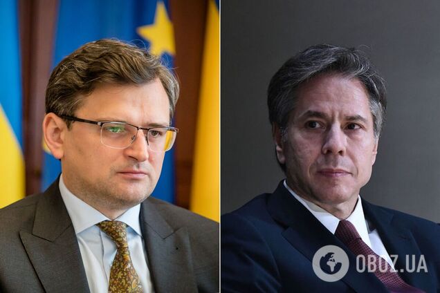 Дмитро Кулеба та Ентоні Блінкен