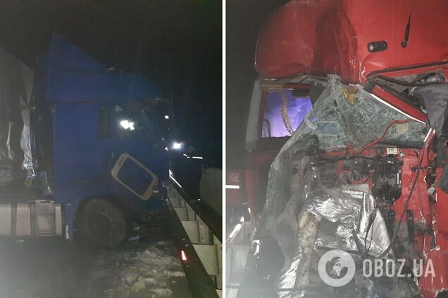 ДТП Полтава: під Кобеляками зіткнулися фури на трасі