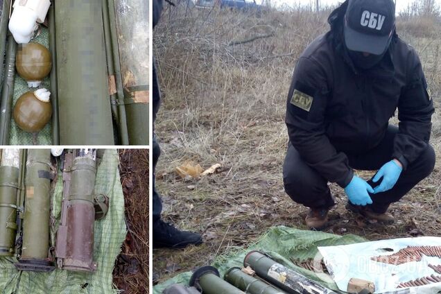 Схрон террористов на Донбассе