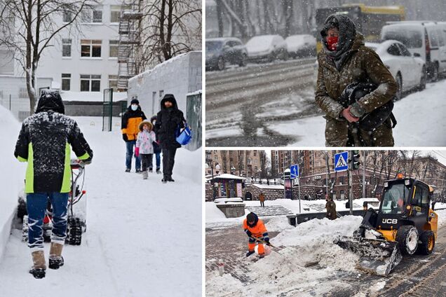 Снігопад у Києві