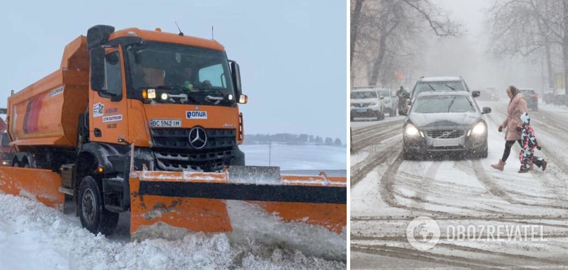 Снігопад і дощі накриють Україну: у регіонах обмежили рух фур