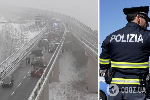 В Італії зіткнулися десятки авто, є загиблі та поранені. Фото і відео