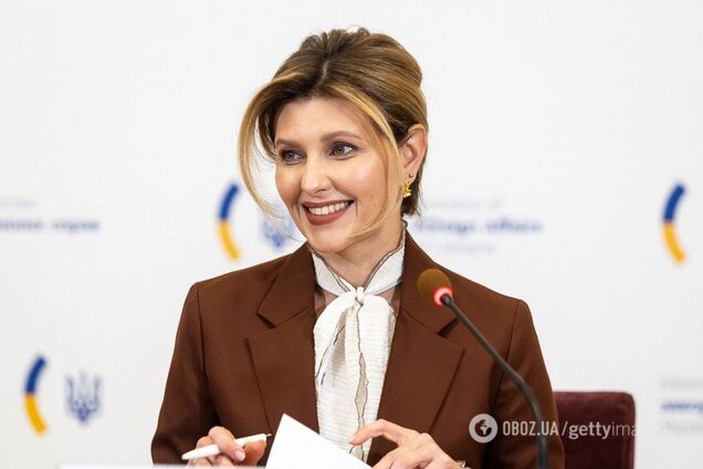 Зеленская появилась в ОАЭ в винном образе. Фото