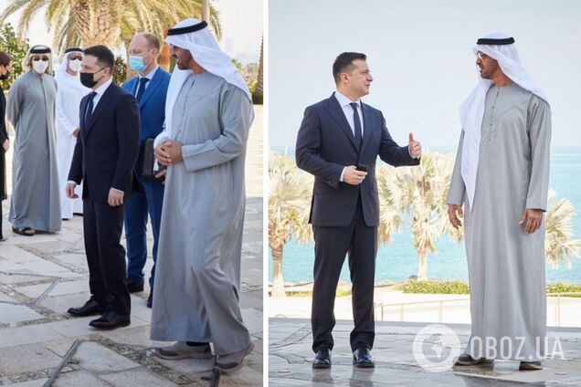 Зеленський провів переговори в ОАЕ