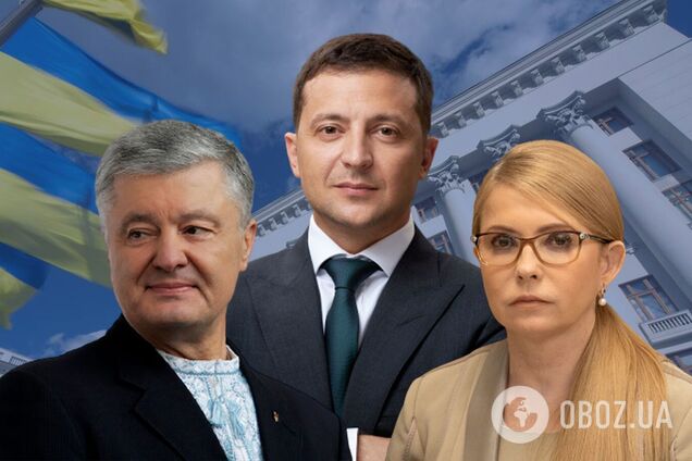 Рейтинги Зеленского, Порошенко и Тимошенко