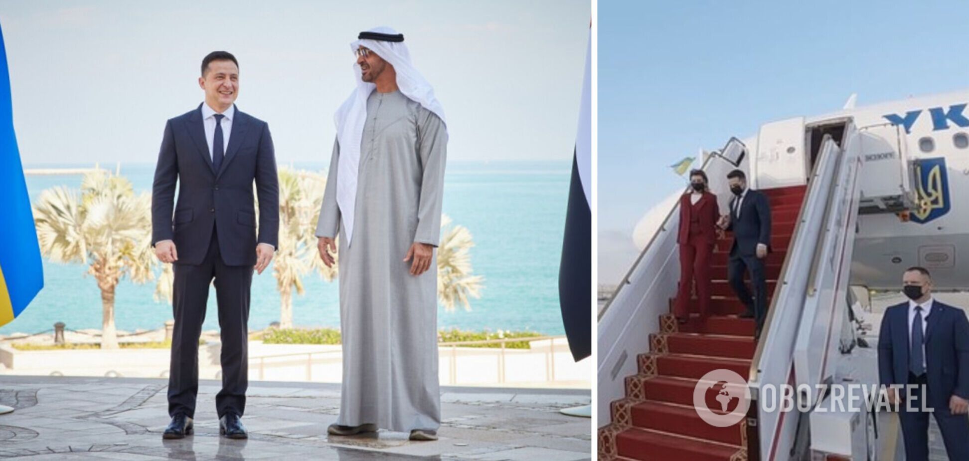 Появились детали визита Зеленского в ОАЭ
