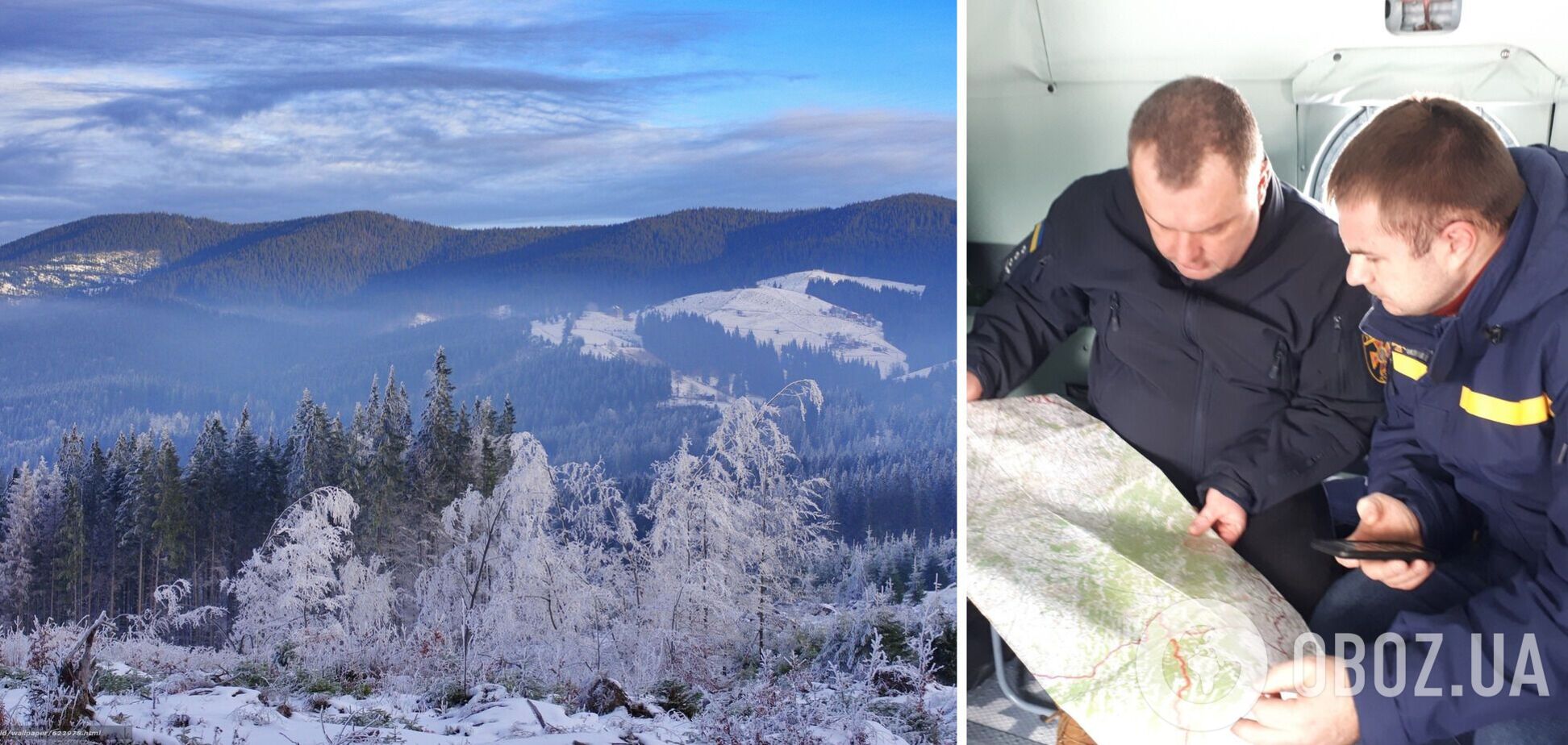 На Закарпатті в горах другий день шукають зниклого туриста. Відео