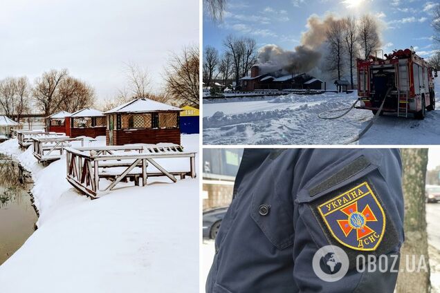 Возгорание произошло на площади 100 квадратных метров