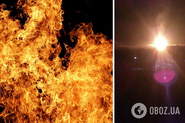 Вибух на газопроводі в Луганську