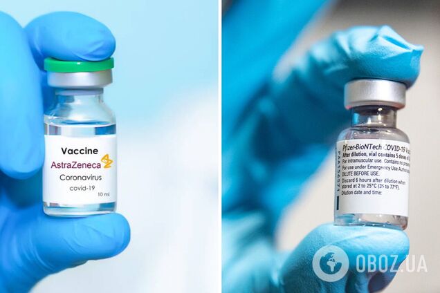 В Украине подали на регистрацию вакцины AstraZeneca и Pfizer