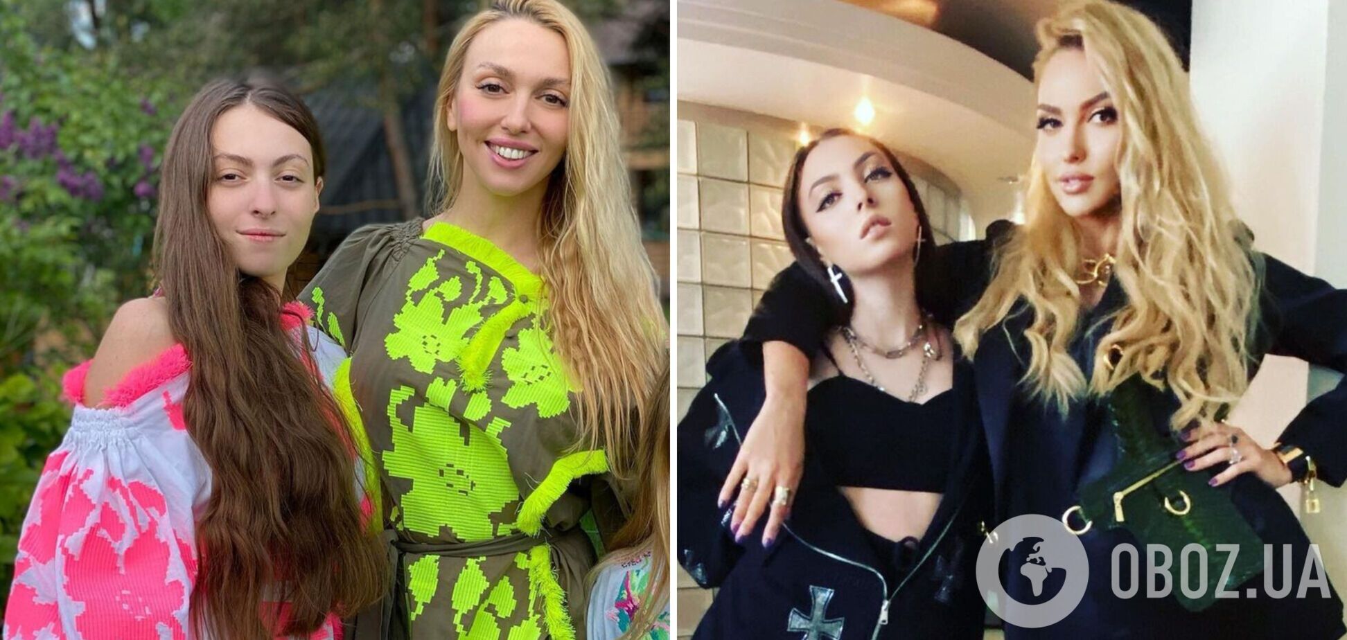 Ольга Полякова с дочерью Машей