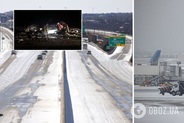США накрили аномальні снігові бурі і торнадо: вже загинули 14 людей. Фото та відео