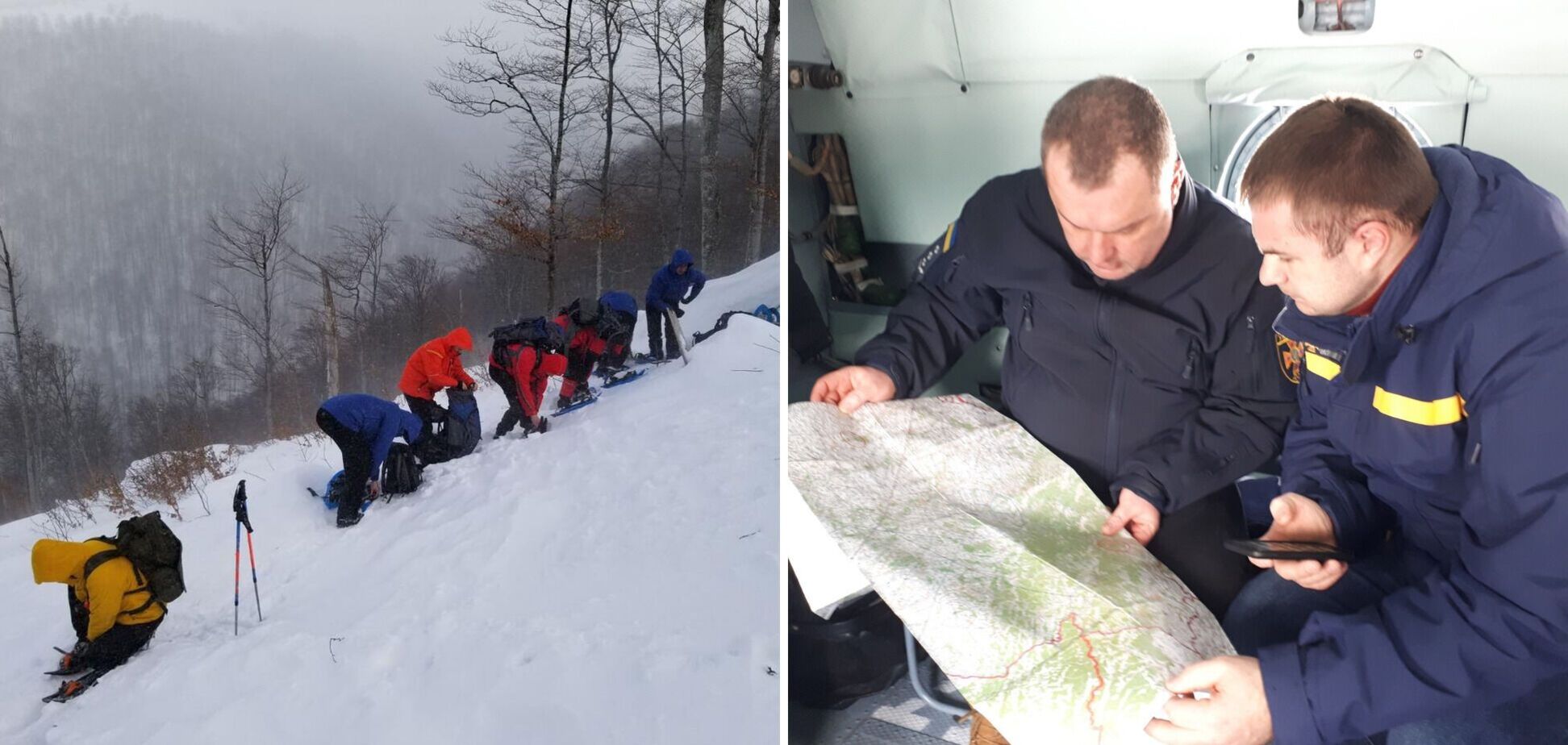 Пошуки туриста в Карпатах