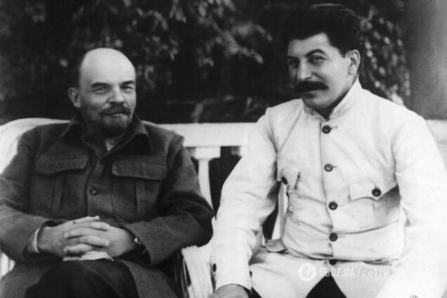 Владимир Ленин и Иосиф Сталин