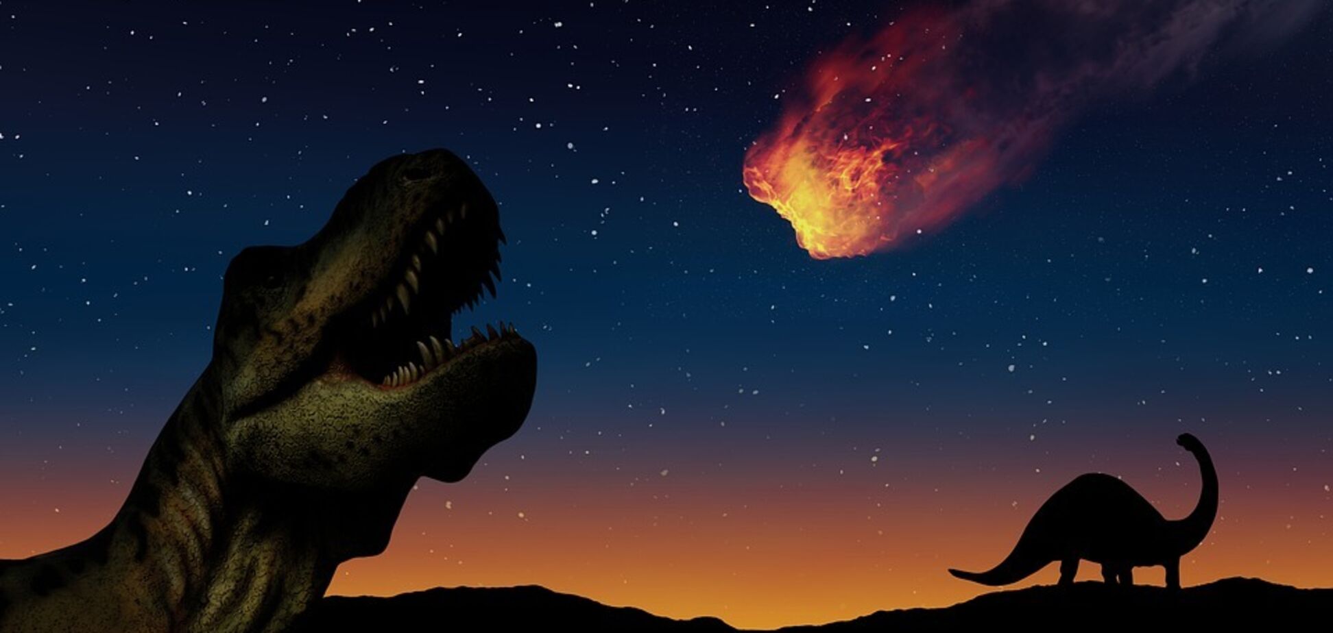 Исчезновение динозавров могла вызвать комета, а не астероид