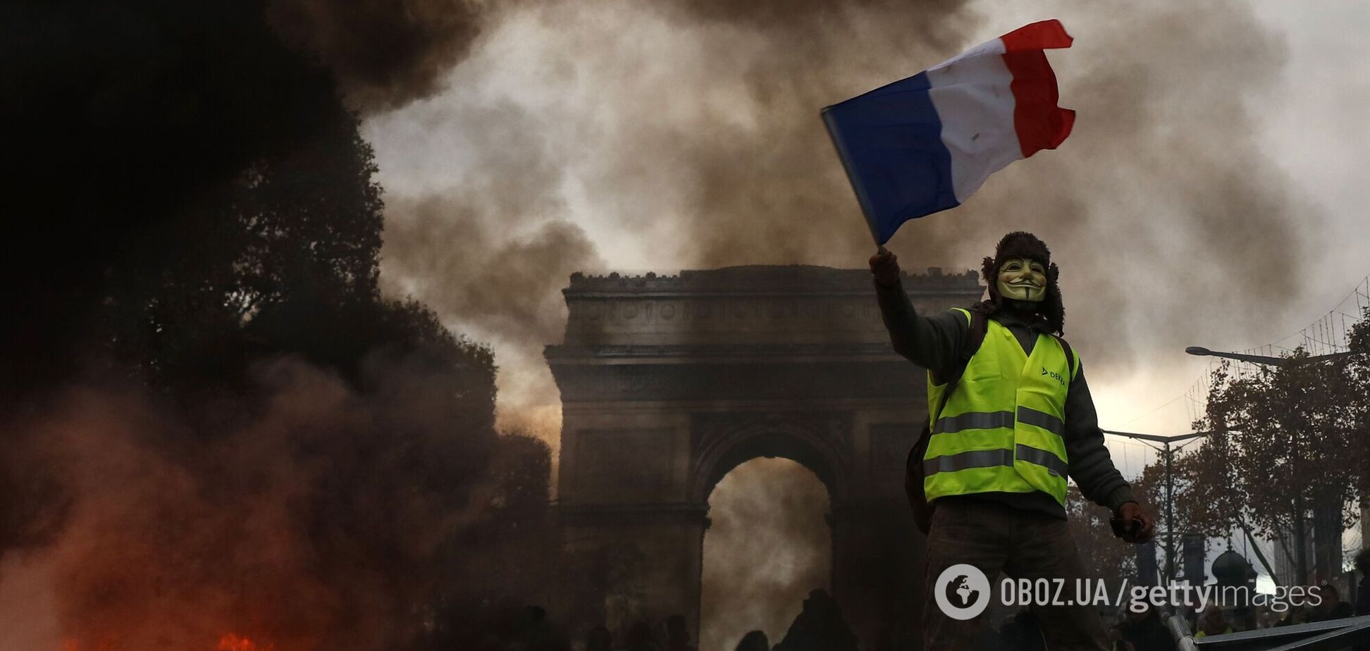 Протесты 'желтых желетов' во Франции