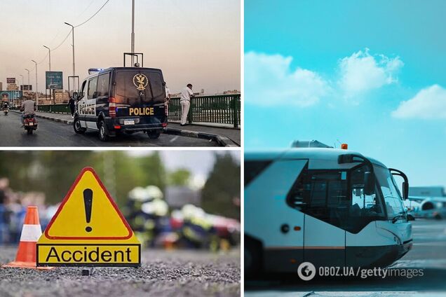 Автобус с украинцами попал в ДТП в Египте