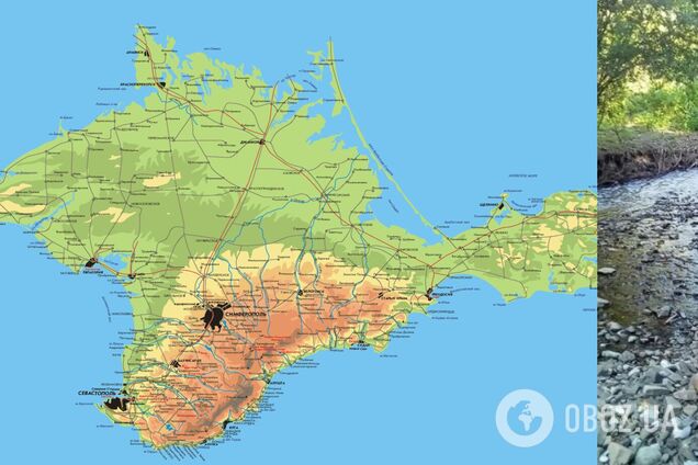 Как реки покидают Крым