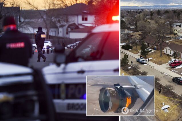 В США самолет загорелся в небе