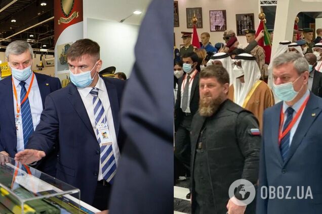 Уруский появился вместе с Кадыровым на выставке в ОАЭ: видео и новые фото