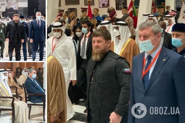 Вице-премьер Олег Уруский и лидер Чечни Рамзан Кадыров