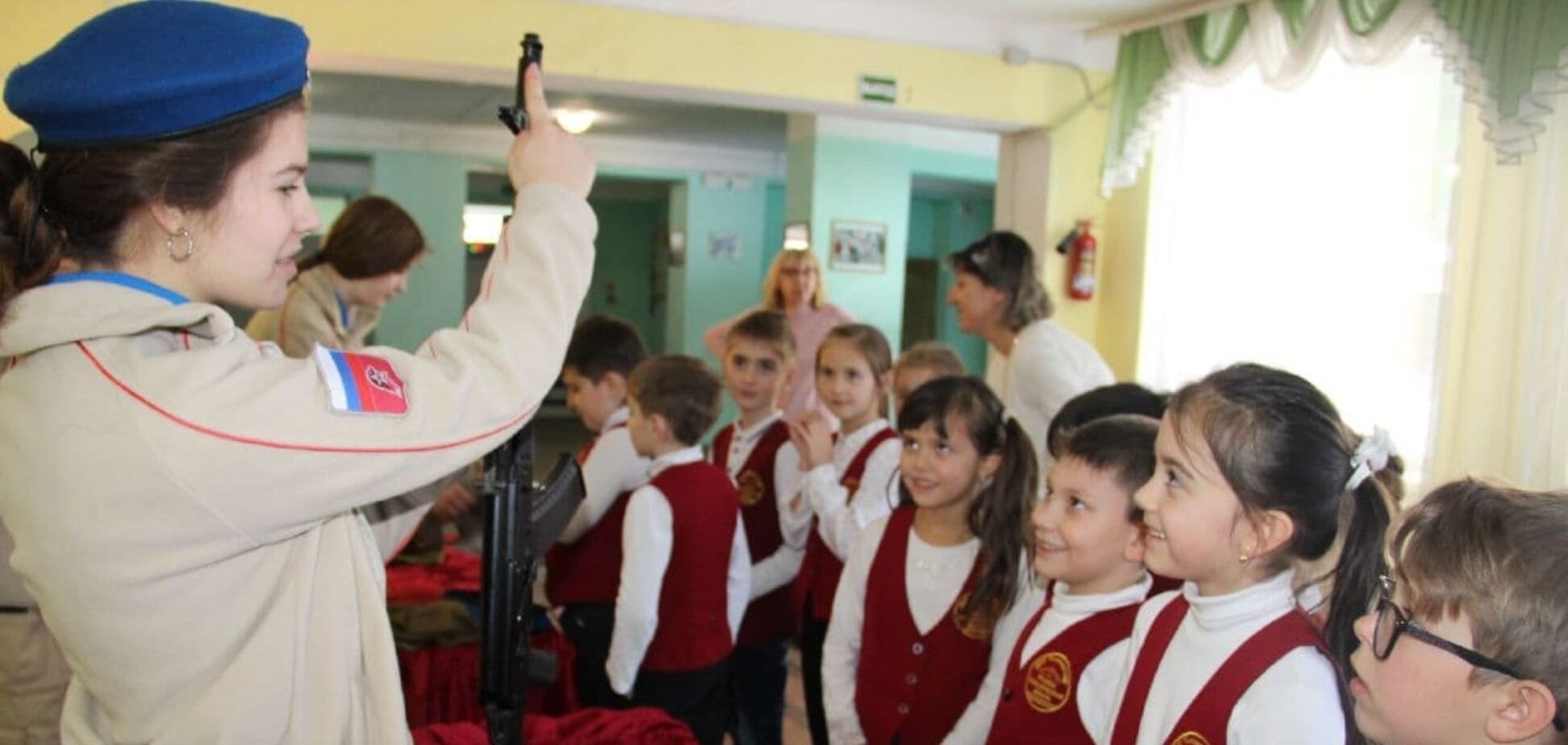 Збори мілітаристської організації 'Юнармія' у Криму