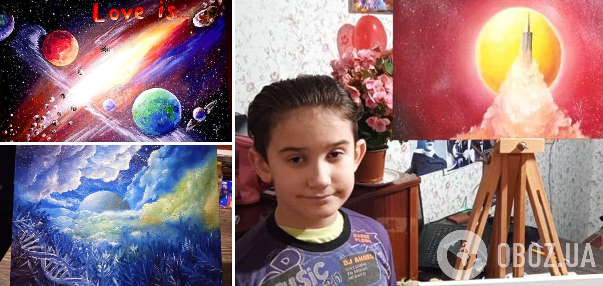 Мальчика-аутиста из Бердянска называют украинским Пикассо: мама рассказала о его уникальном таланте