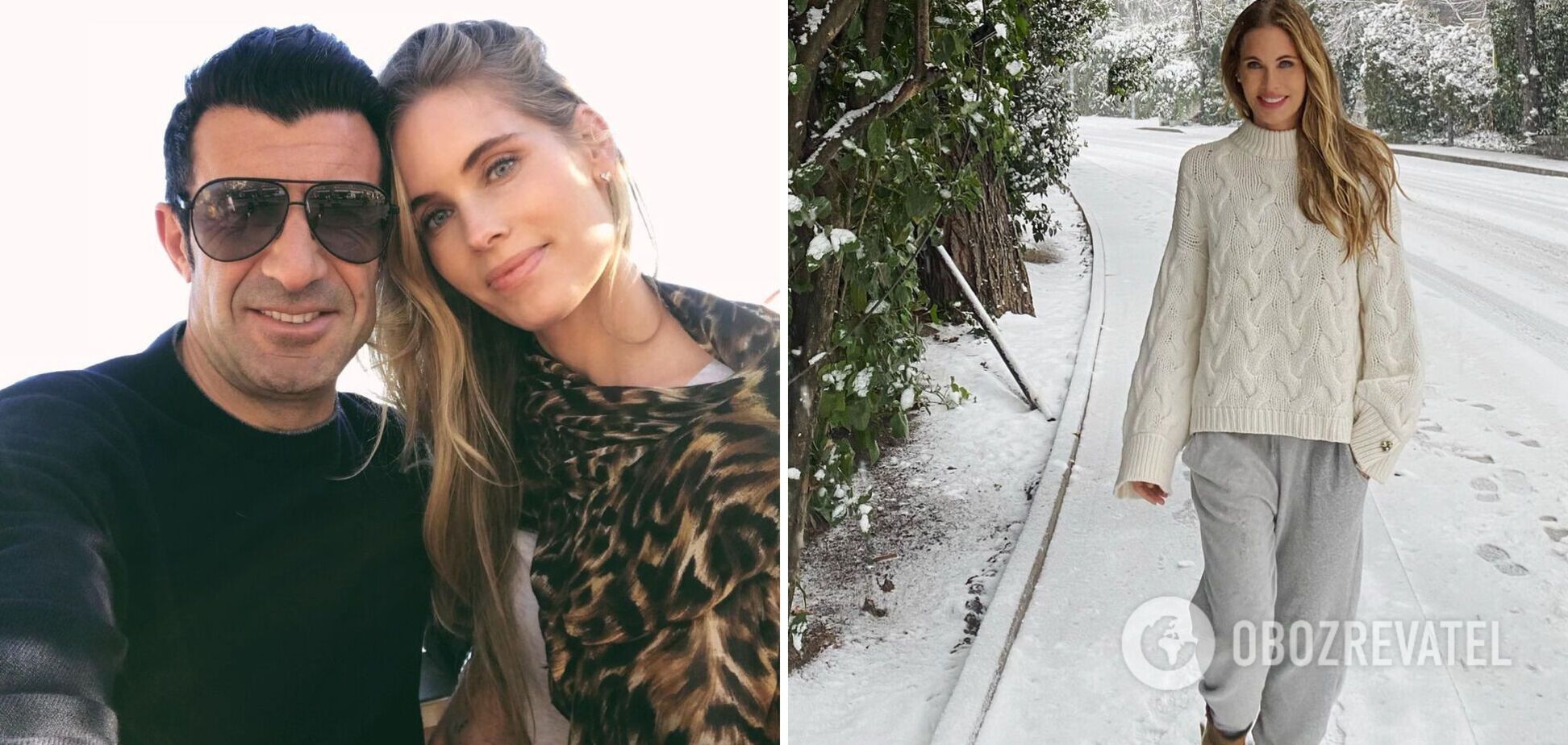 44-летняя жена Луиша Фигу поразила телом в купальнике