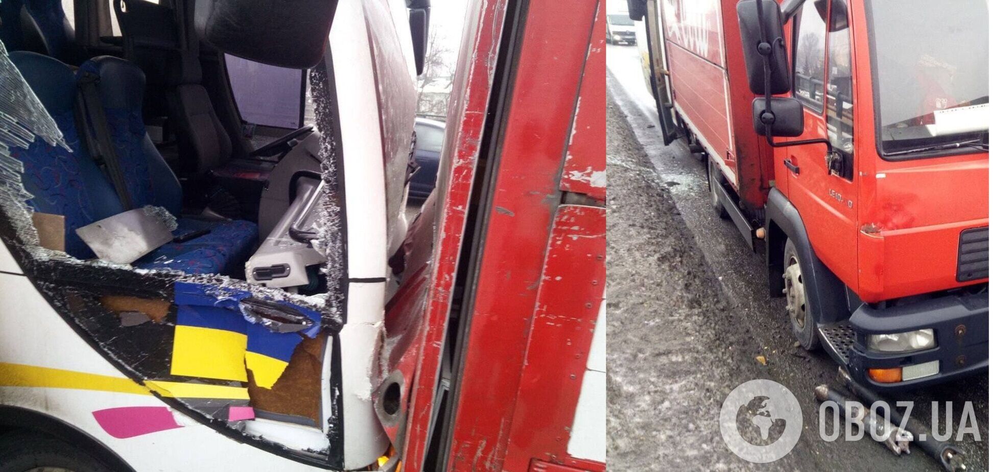 В результате аварии есть пострадавший