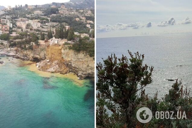 В итальянском курортном городе около 200 гробов оказались в море из-за оползня. Фото и видео