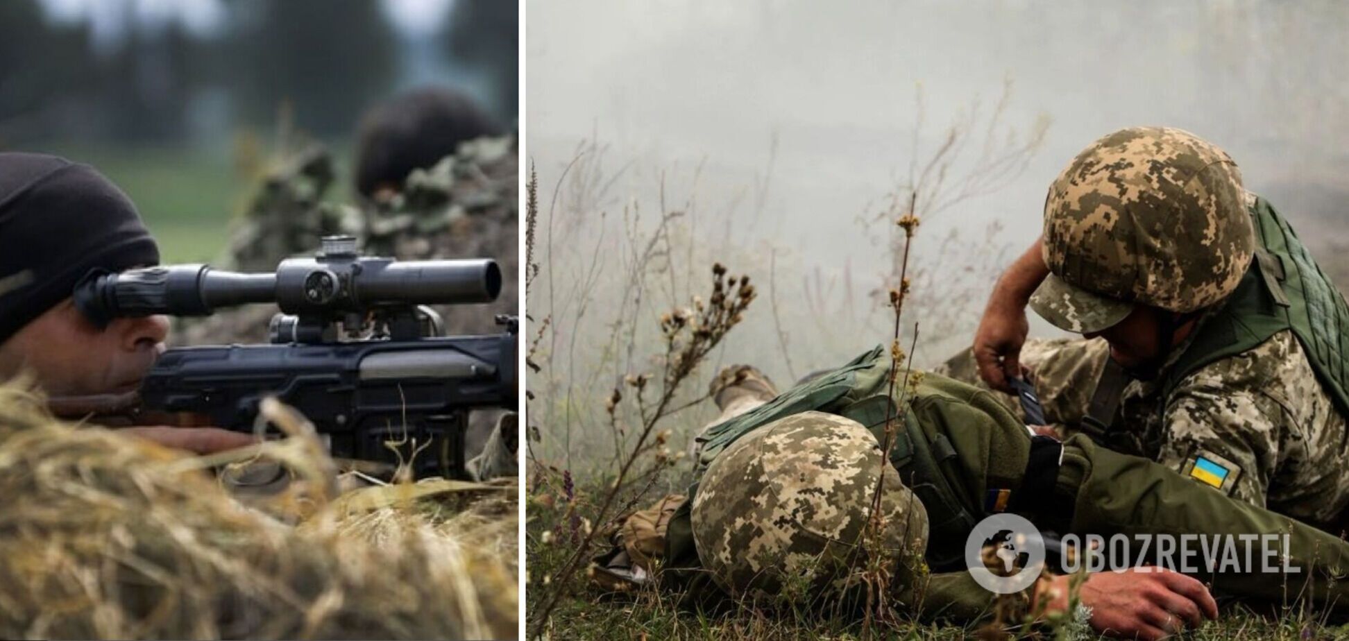 На Донбассе вражеский снайпер ранил второго за сутки воина ВСУ