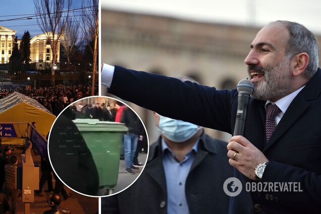 У Єревані опозиція почала будувати барикади: Пашинян зателефонував Путіну. Фото та відео