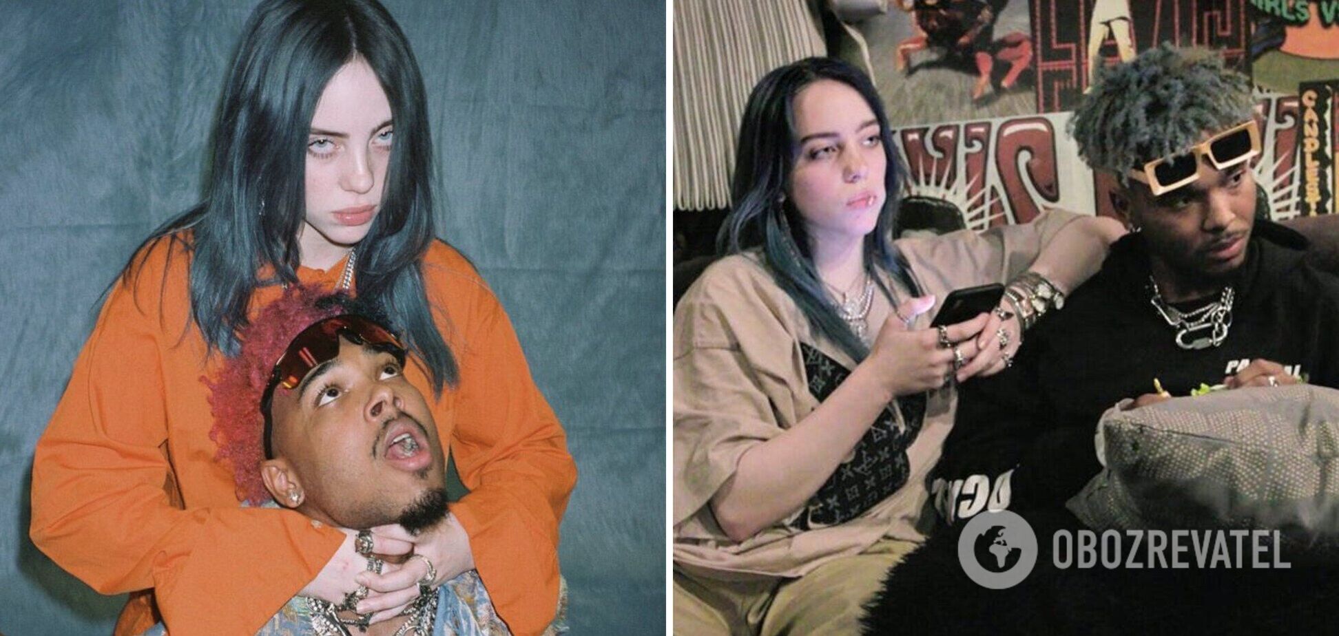 Билли Айлиш и Брэндон Адамс