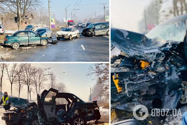 Под Ивано-Франковском случилось массовое смертельное ДТП. Фото