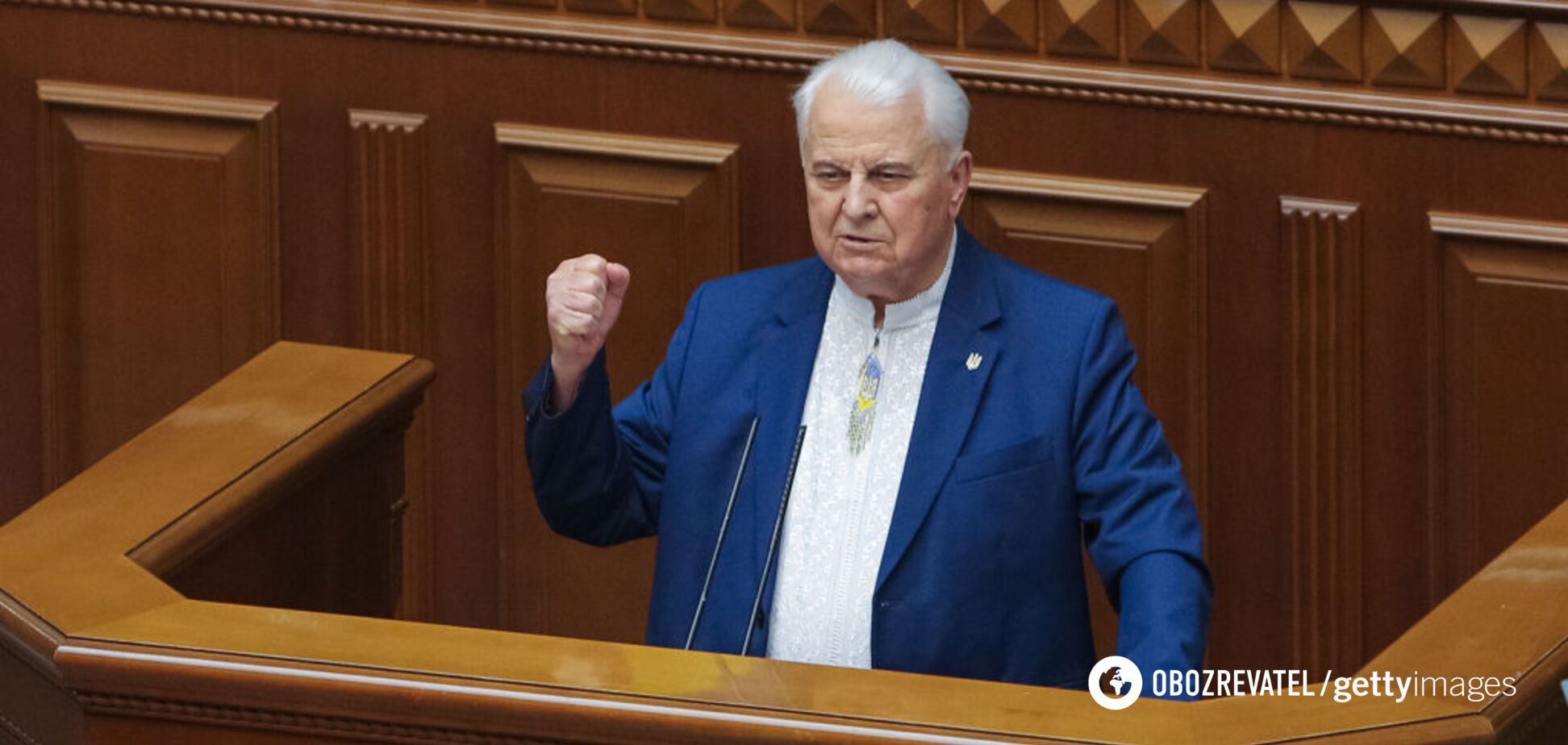 Первый президент Украины Леонид Кравчук