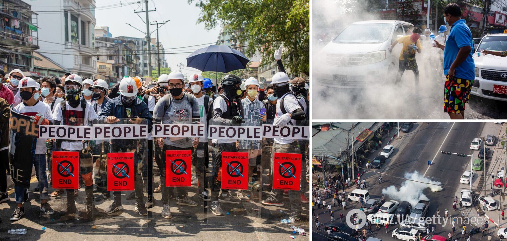 Протесты в Мьянме