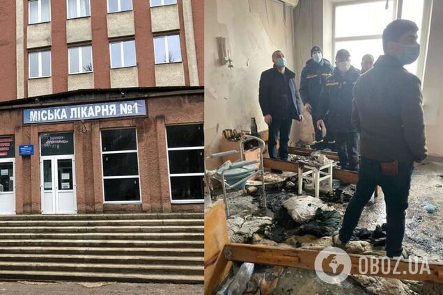 Пожежа в лікарні Чернівців