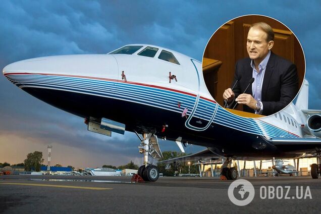 На самолеты Медведчука и Козака наложили санкции