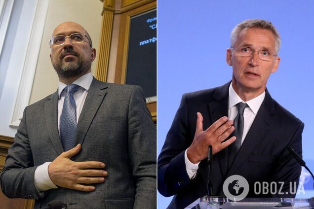 Денис Шмигаль і Єнс Столтенберг