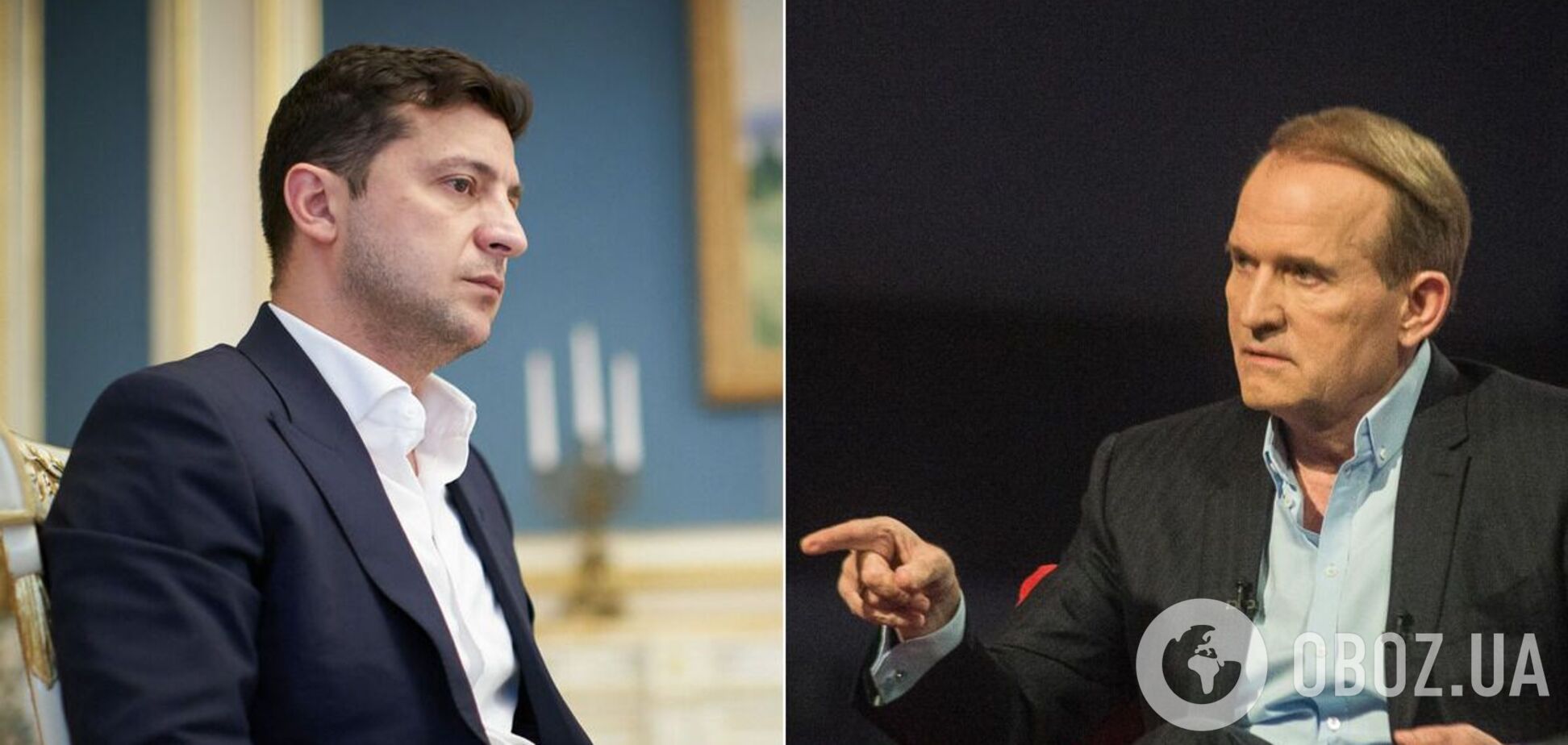 Владимир Зеленский и Виктор Медведчук