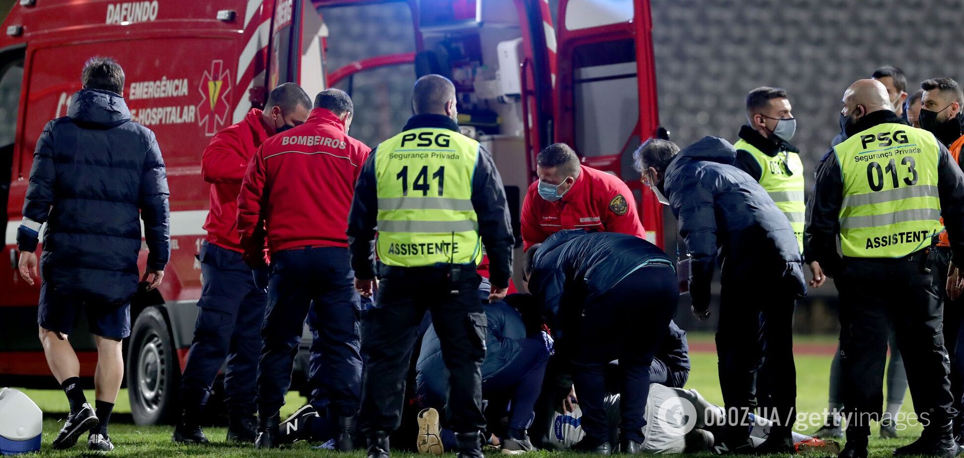 Скорая помощь на футболе