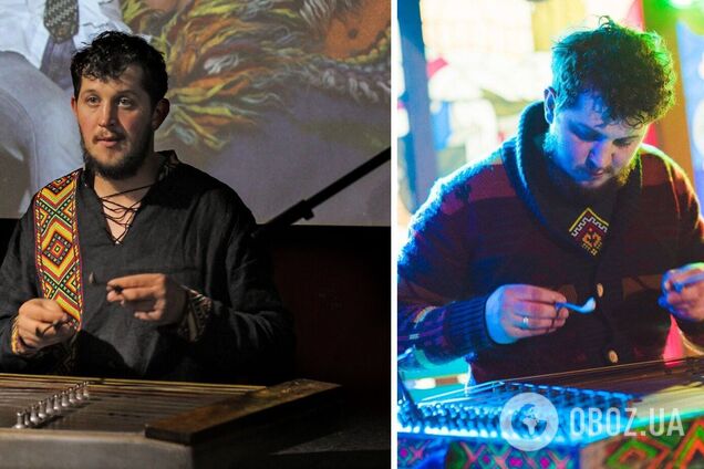 Музыкант-цимбалист Петр Сказкив